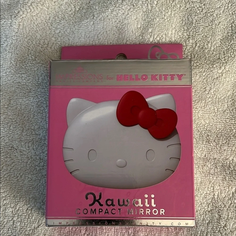 Hello Kitty Kawaii Mirror with Red Bow